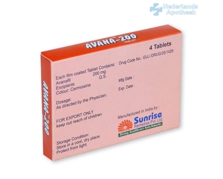 Avana (Avanafil) online bestellen in Nederland