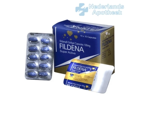 Koop Fildena Super Active 100 mg Online in Nederland - Zachte Gel Capsules