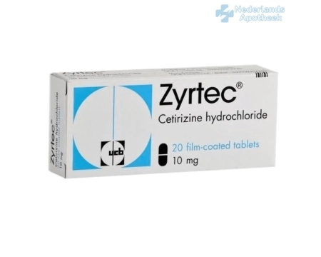Zyrtec Generiek - Cetirizine EG 10mg 20 Tabletten kopen zonder rezept in Nederland